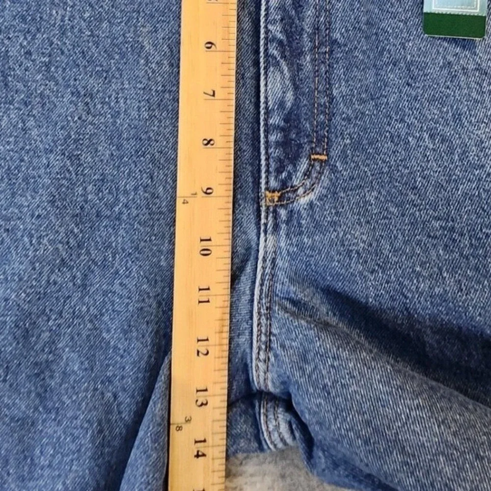 L.L.Bean Comfort Waist Flannel Lined Jeans Mens Size 40x29 Stonewashed Denim NWT